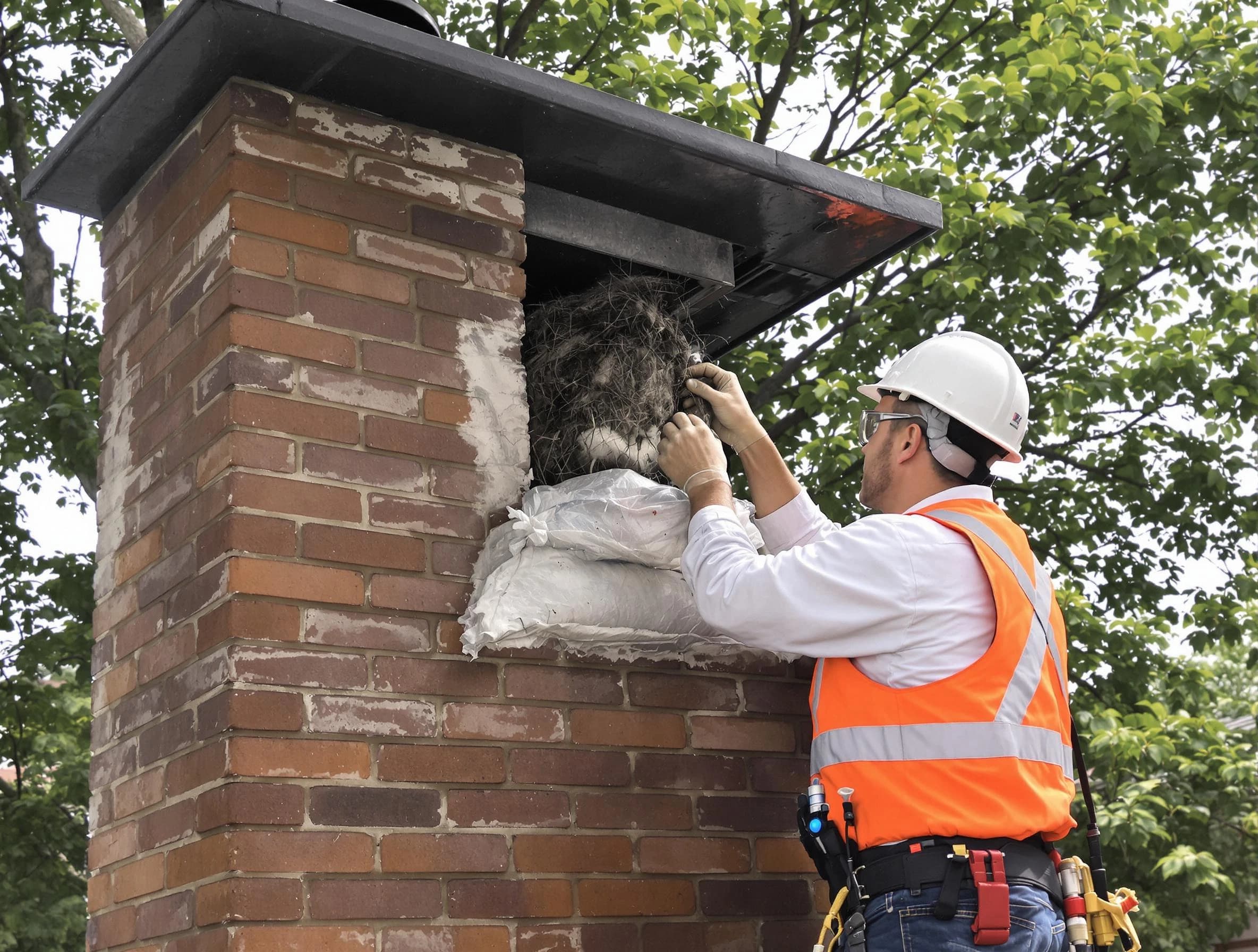 Humane removal of debris and animals by Sun City West Chimney Sweep in Sun City West, AZ