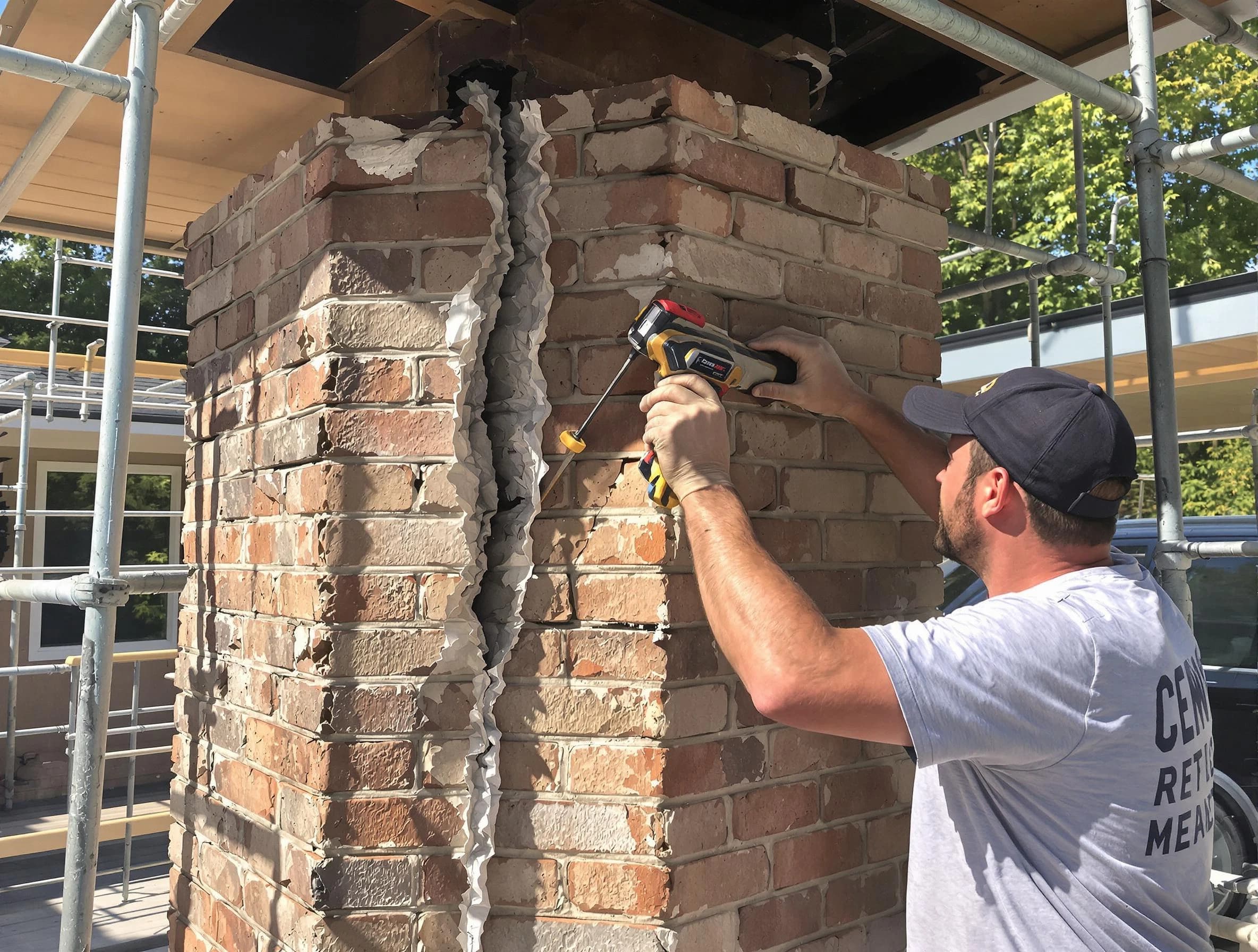 Sun City West Chimney Sweep technician performing chimney repair in Sun City West, AZ