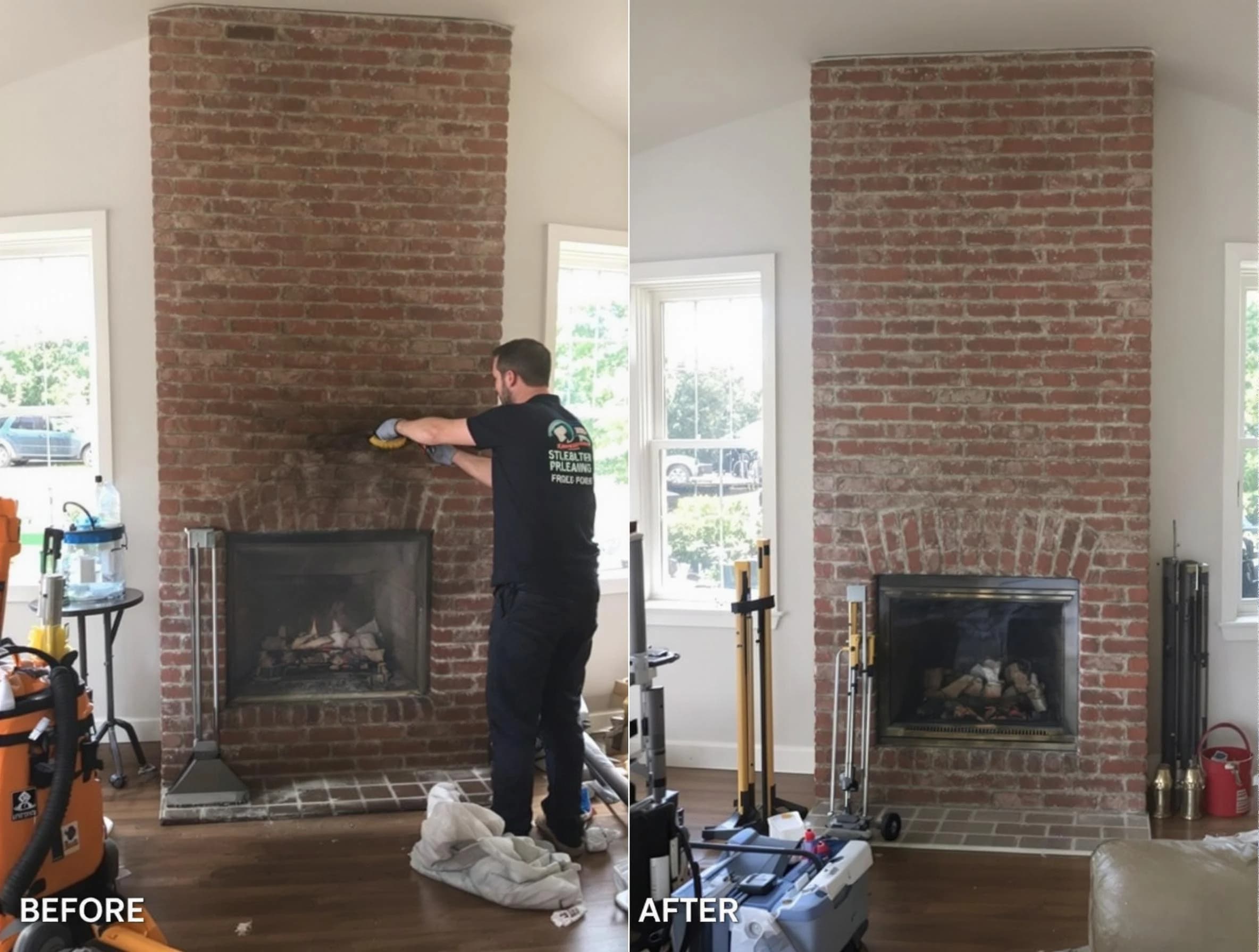 Finished chimney sweeping service by Sun City West Chimney Sweep in Sun City West, AZ