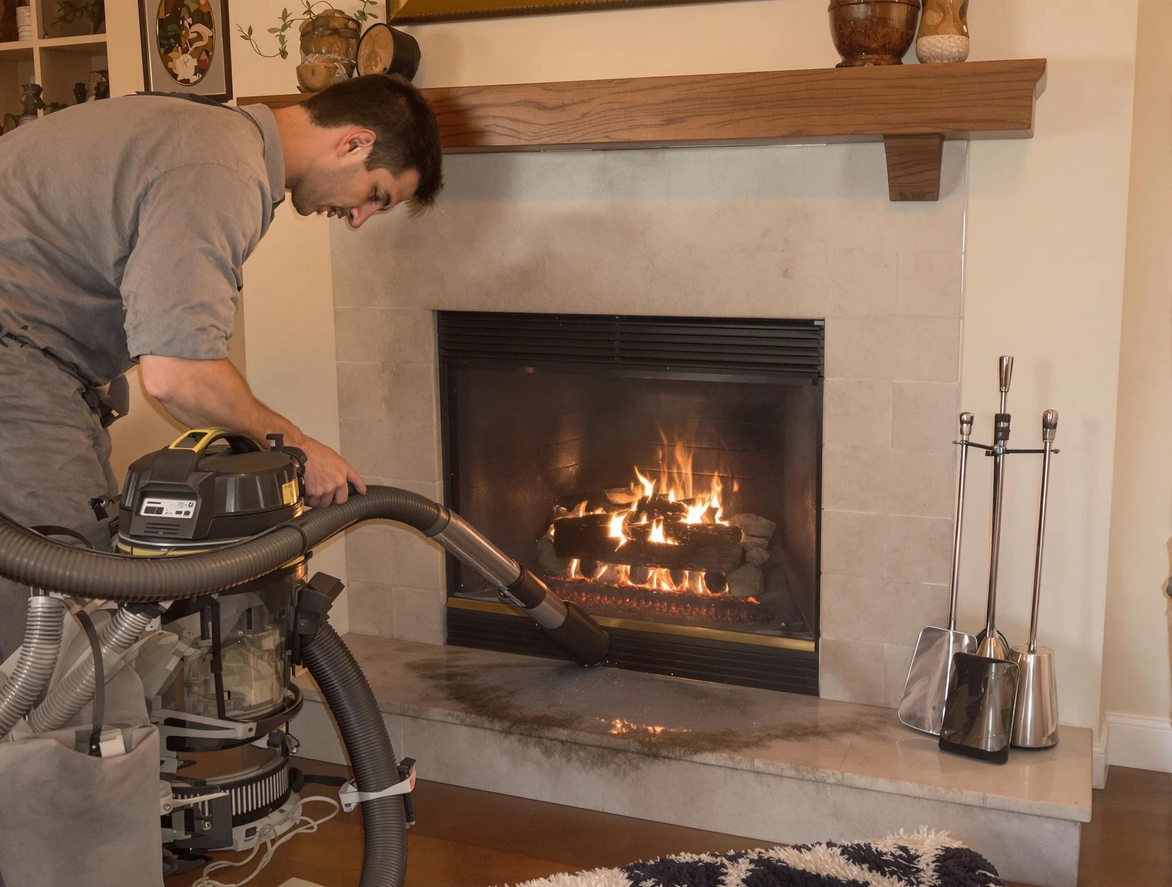 Routine fireplace upkeep by Sun City West Chimney Sweep in Sun City West, AZ