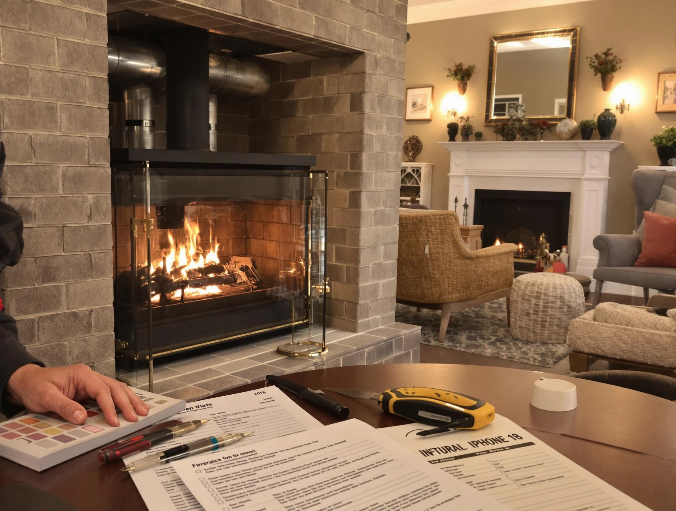 Sun City West Chimney Sweep verifying fireplace safety measures in Sun City West, AZ