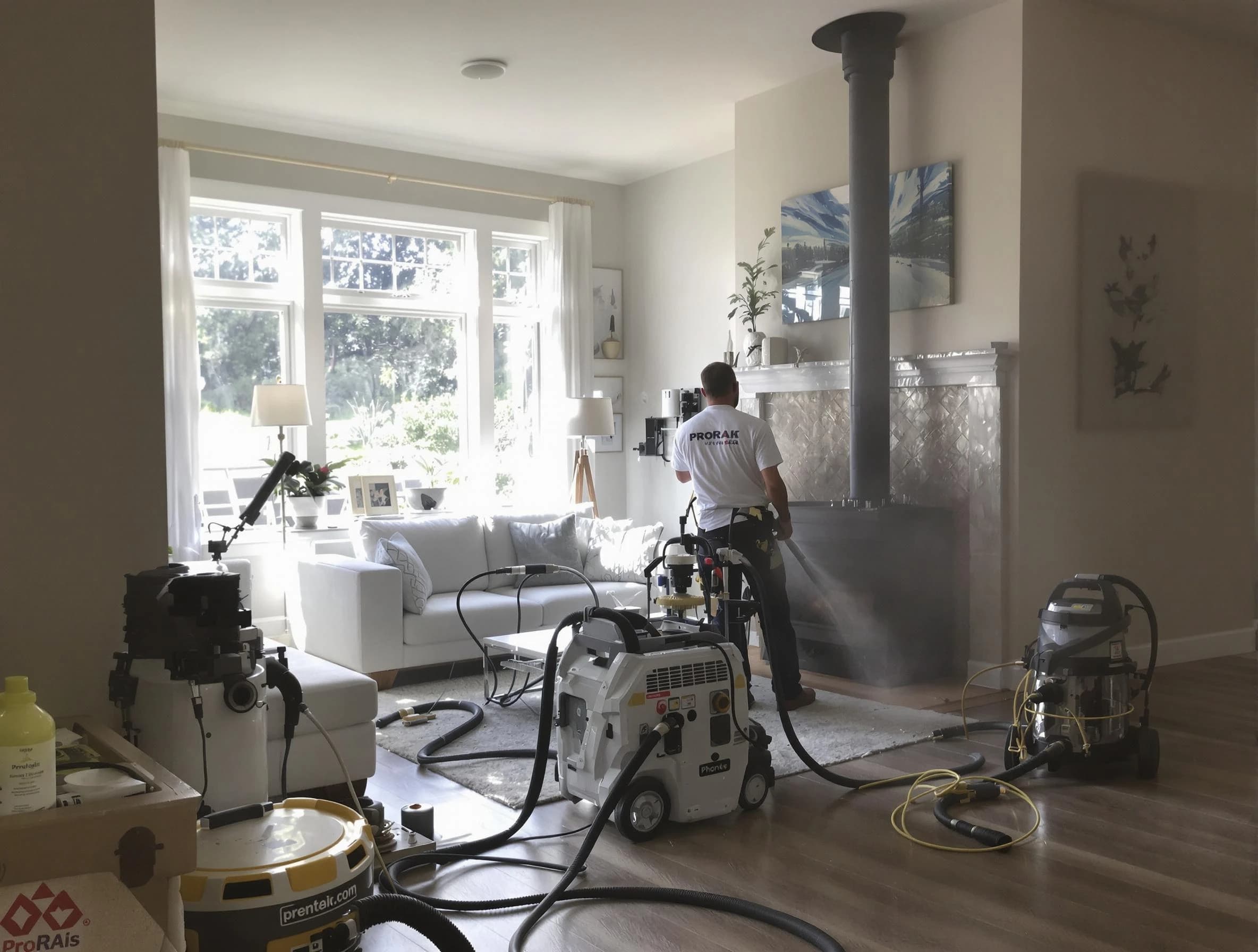 Soot removal service by Sun City West Chimney Sweep for a fireplace in Sun City West, AZ