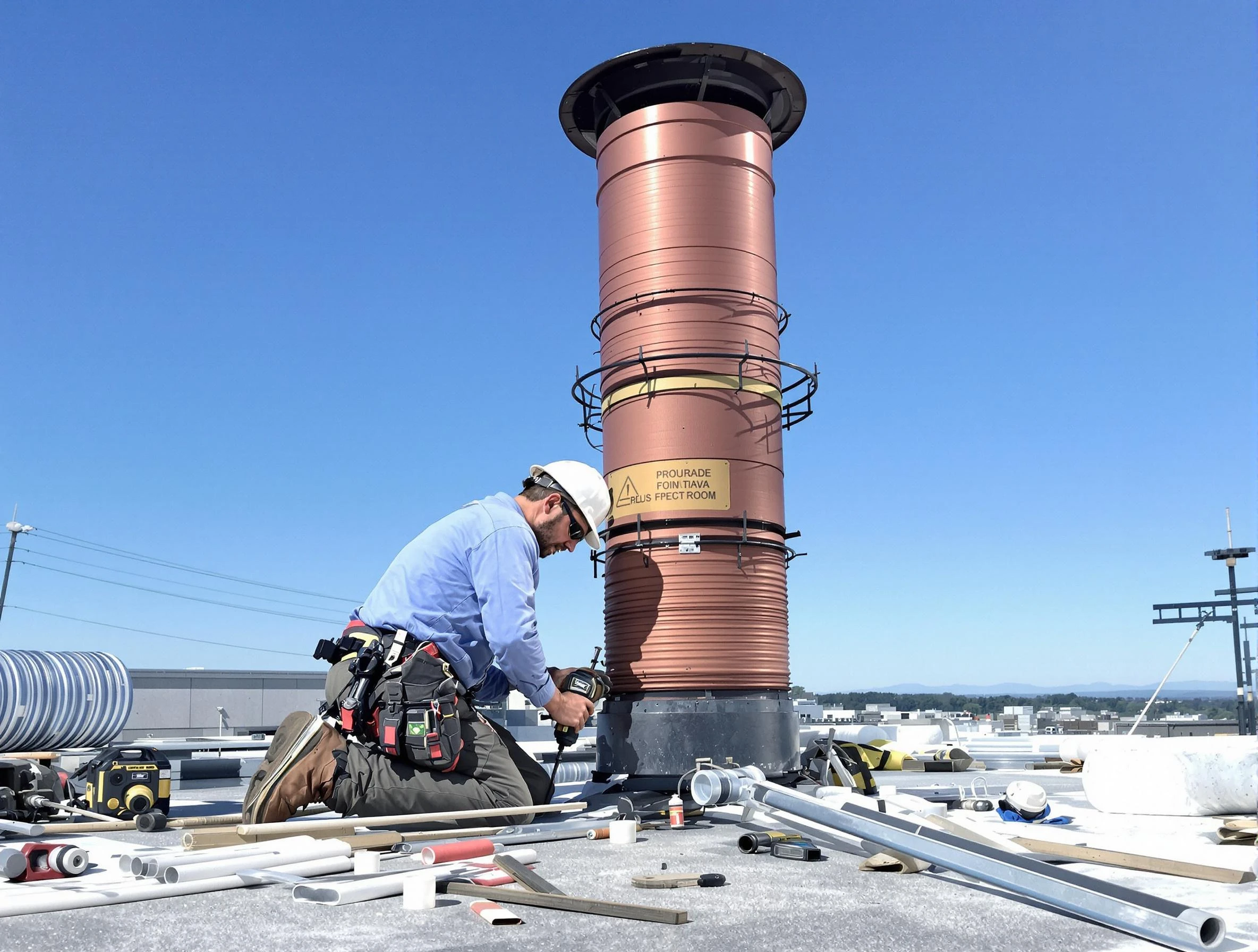 Installed chimney liner by Sun City West Chimney Sweep in Sun City West, AZ