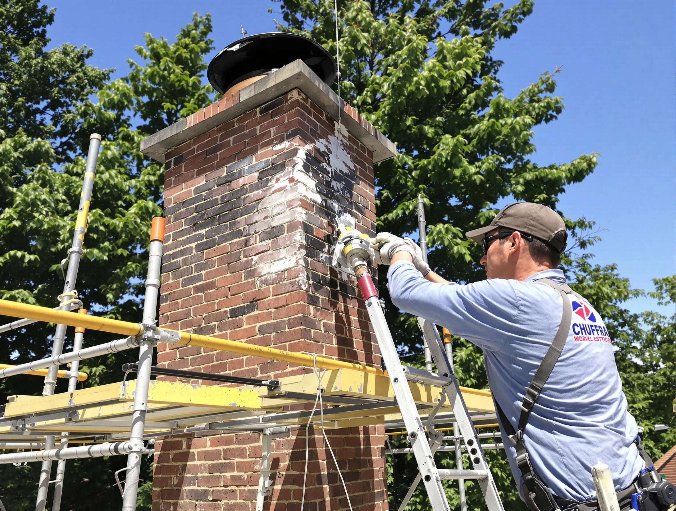 Structural chimney repair by Sun City West Chimney Sweep in Sun City West, AZ