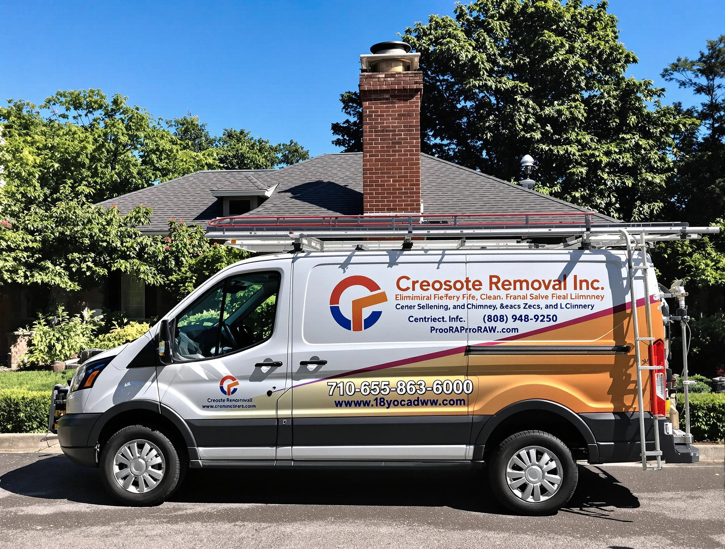 Sun City West Chimney Sweep technician removing creosote safely in Sun City West, AZ