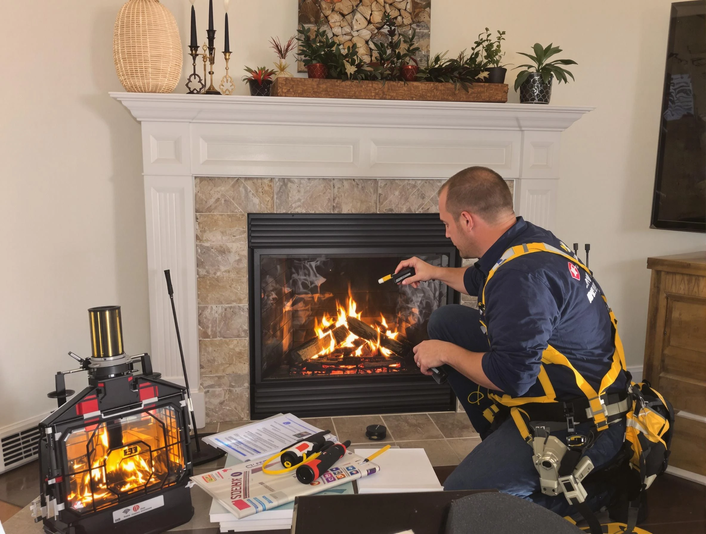 Safety-focused fireplace inspection by Sun City West Chimney Sweep in Sun City West, AZ